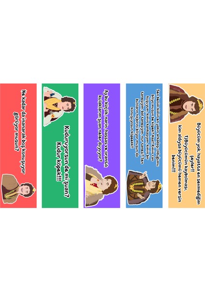 5 Adet Prens Kitap Ayracı (155X45 Mm)