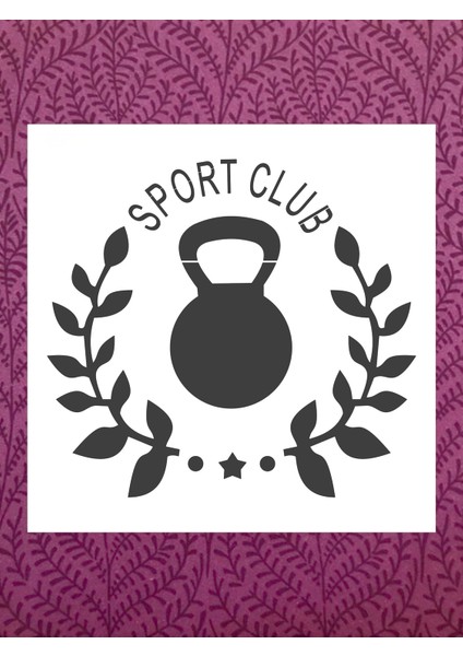 Stencil Sarayi Boyama Şablon Objeler - 2207 Ölçü 50X50