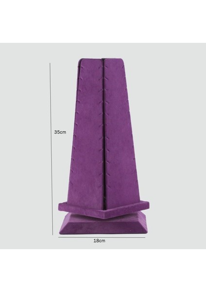 Mor Renkli Dönen Hayalet Kolye, Şık ve Dikkat Çekici Tasarım