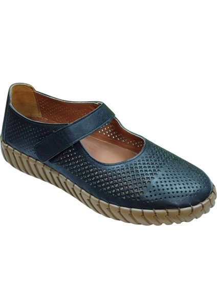 3255 Kadın Siyah (36-40) Deri Comfort Ayakkabı fiyatları