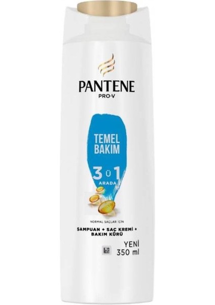 Temel Bakım 3'ü Bir Arada Şampuan 350 ml