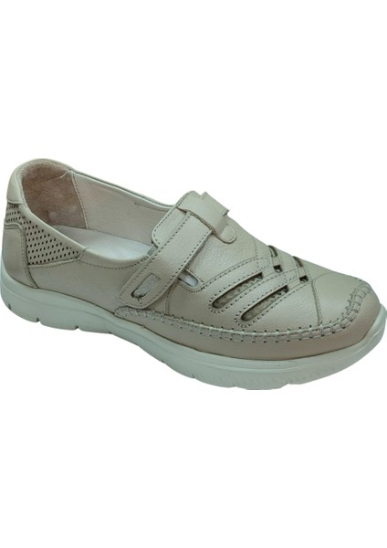 200K. Kadın Bej (36-40) Deri Comfort Ayakkabı fiyatları