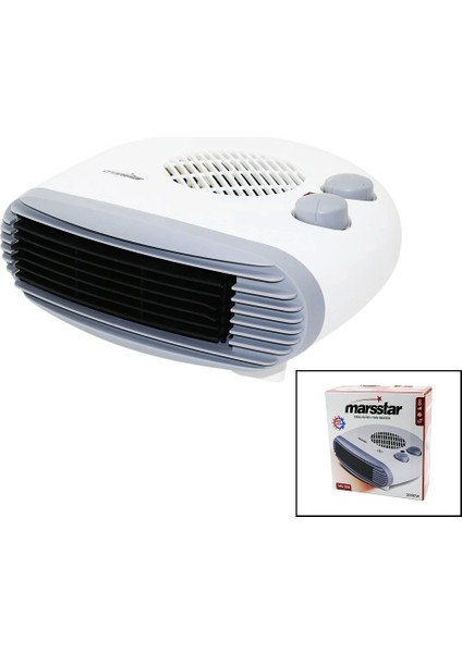 2ın1 = Sıcak - Soğuk Turbo Fanlı Isıtıcı 2 Kademe Sıcak - 1 Kademe Serin 2000W MS-200 (5047)