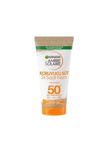 Ambre Solaire Güneş Koruyucu Süt Spf 50 – Yüksek Koruma, 50 ml