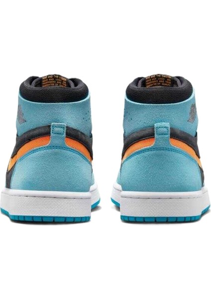 Air Jordan 1 Zoom Air Cmft 2 Leather Unisex Sneaker Hakiki Deri Unisex Günlük Spor Ayakkabı Mavi fırsatları