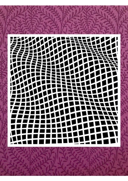 Stencil Sarayi Boyama Şablon Zemin Deseni - 2018 Ölçü 80X80