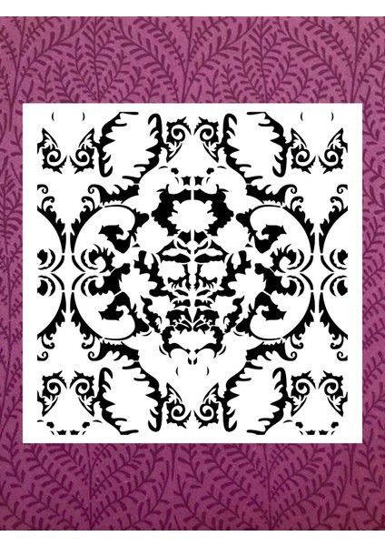 Stencil Sarayi Boyama Şablon Desenler - 2097 Ölçü 60X60