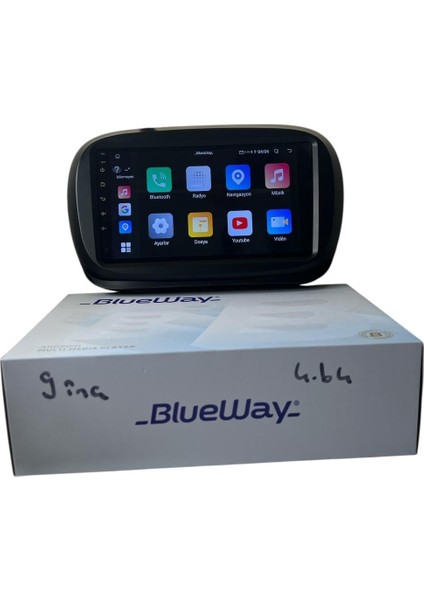 Fiat 500X 2013-2022 Blueway 4-64 Profesyonel Oem Multimedia