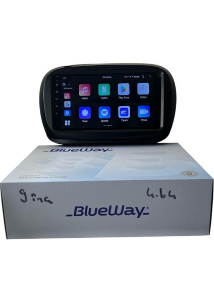 Fiat 500X 2013-2022 Blueway 4-64 Profesyonel Oem Multimedia modelleri