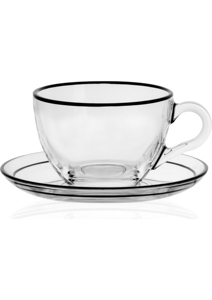 Black Line 12 Parça 6 Kişilik 240 ml Fincan Takımı 9-01110644 fiyatları