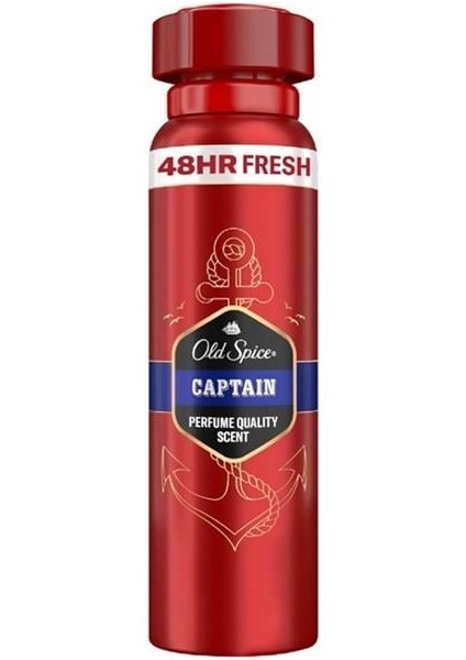 Captain Erkek Deodorant Vücut Spreyi 150 ml