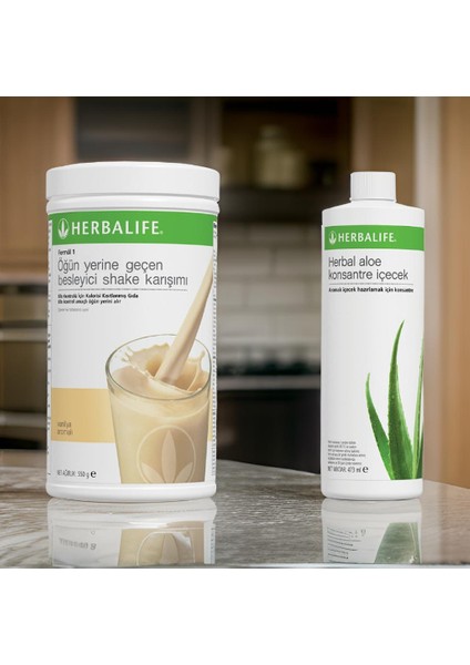 Shake Vanilya - Herbalife Çay Limon - Herbalife Aloe Vera - Herbalife Thermo Complete