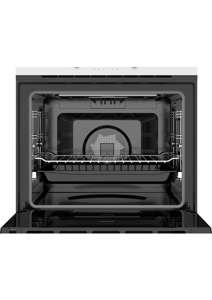 HLB 8600 WH Ankastre Multifonksiyonel Dijital Ekranlı Turbo Fırın Beyaz Cam 70 lt 111000012 fırsatları