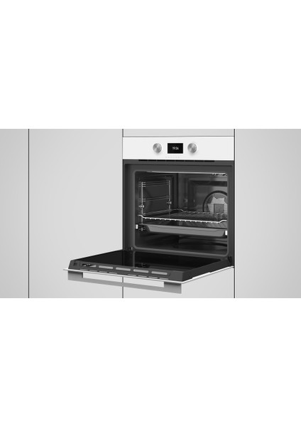 HLB 8600 WH Ankastre Multifonksiyonel Dijital Ekranlı Turbo Fırın Beyaz Cam 70 lt 111000012 indirimleri
