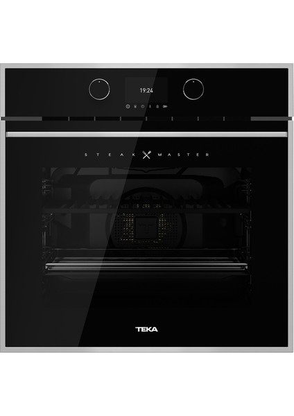 STEAKMASTER Ankastre Multifonksiyonel Dokunmatik Dijital Ekranlı Turbo Fırın Siyah Cam 70 lt 111000026