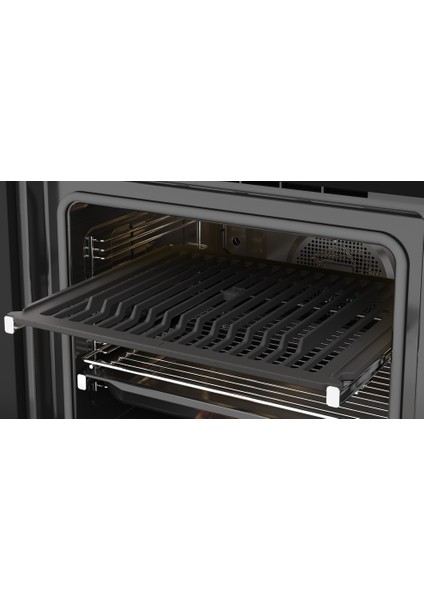 STEAKMASTER Ankastre Multifonksiyonel Dokunmatik Dijital Ekranlı Turbo Fırın Siyah Cam 70 lt 111000026 fırsatları