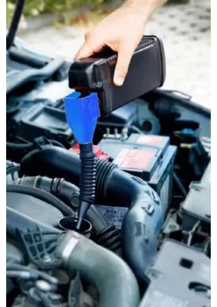 Araba ve Motorsikletler Için Katlanabilir Plastik Motor Yağ Hunisi