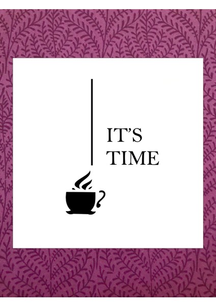 Stencil Sarayi Boyama Şablon Mutfak Obje ve Yazıları - 9004 Ölçü 40X40