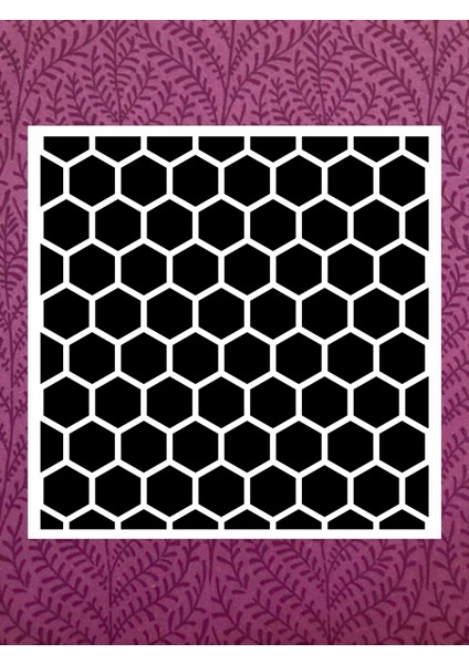 Stencil Sarayi Boyama Şablon Zemin Deseni - 2239 Ölçü 60X60