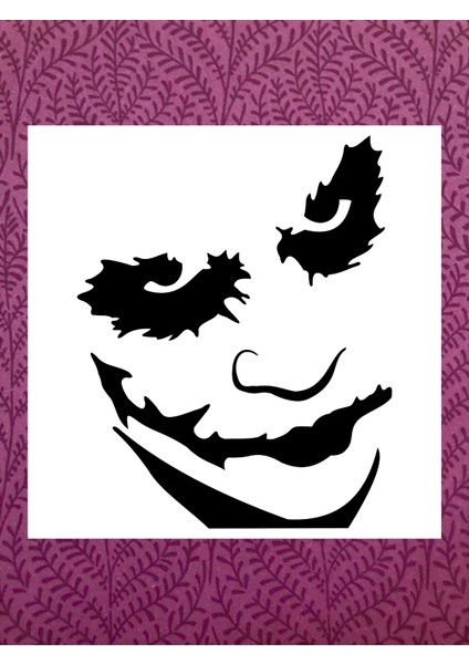 Stencil Sarayi Boyama Şablon Figür - 2001 Ölçü 30X30