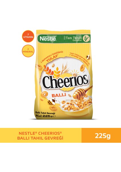 Nestle Cheerios Ballı Tahıl Gevreği 225 gr