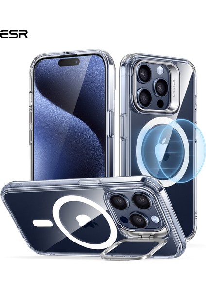 Iphone 15 Pro Halolock Magsafe Classic Hybrid Silikon Kılıf Şeffaf Standlı fiyatları