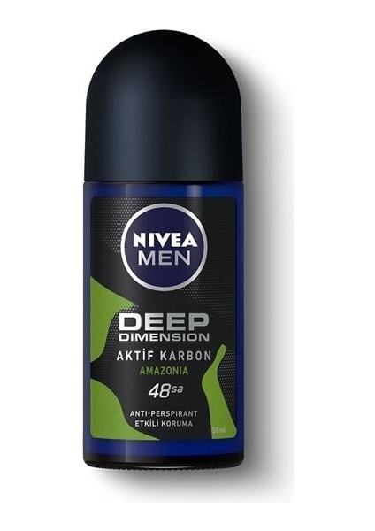 Men Deep Dimension Amazonia Erkek Roll On Deodorant 50 ml