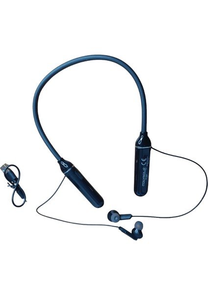 Polygold PG-100 Type-C Şarjlı Bluetooth Kulaklık – Boyun Askılı, Uzun Pil Ömürlü, Mikrofonlu