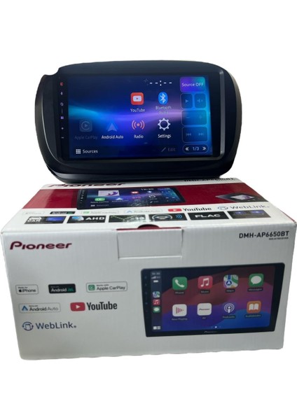 Fiat 500X 2013-2022 Pioneer 4-64 Tam Profesyonel Oem Multimedia