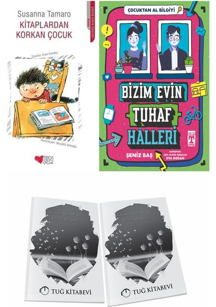 Kitaplardan Korkan Çocuk ve Bizim Evin Tuhaf Halleri Çocuktan Al Bilgiyi + Hediyeli