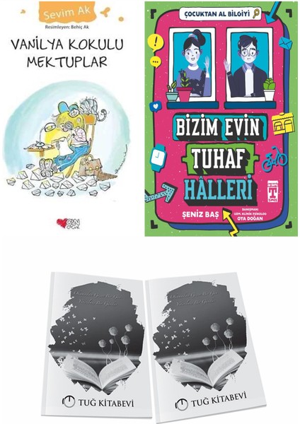 Vanilya Kokulu Mektuplar ve Bizim Evin Tuhaf Halleri Çocuktan Al Bilgiyi + Hediyeli