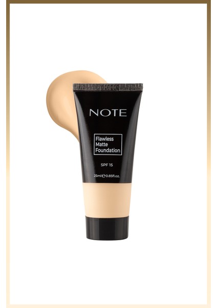 Flawless Matte Foundation SPF15 Yoğun Kapatıcı Mat Bitişli Fondöten - 01 Açık modelleri