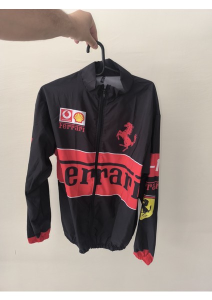 Ferrari Kaplamalı Motosiklet Yağmurluğu