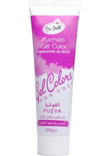 Fuşya Jel Gıda Boyası 100 gr – Yoğun Renkli Jel Kıvamlı Boya