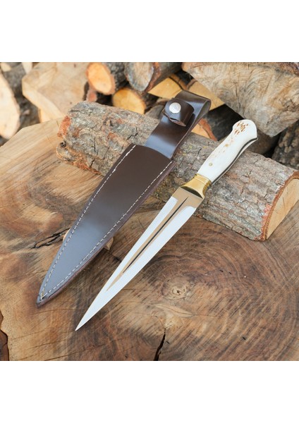 Çerkez Model 35 cm - Geyik Boynuzu Sap