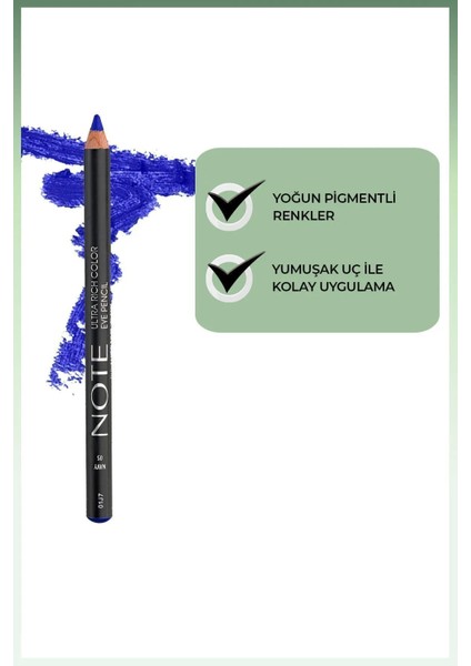 Note Ultra Rich Color Göz Kalemi 05 Navy Yumuşak Uçlu Kolay Uygulama 1 Parça fiyatları