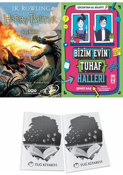 Harry Potter ve Ateş Kadehi ve Bizim Evin Tuhaf Halleri Çocuktan Al Bilgiyi + Hediyeli