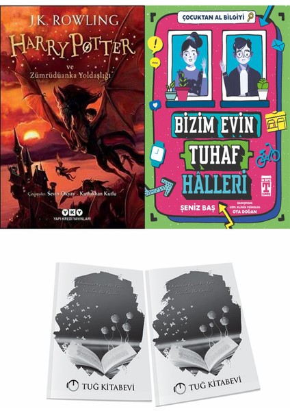Harry Potter ve Zümrüdüanka Yoldaşlığı ve Bizim Evin Tuhaf Halleri Çocuktan Al Bilgiyi + Hediyeli