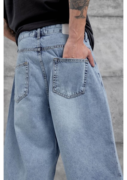 Mavi Vms Oversize Kapri Kot Şort indirimleri