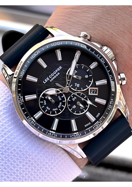 Silikon Kordon Iç Fonksiyonları Aktif 5 Atm Suya Dayanıklı Erkek Kol Saati ELC.08170.351