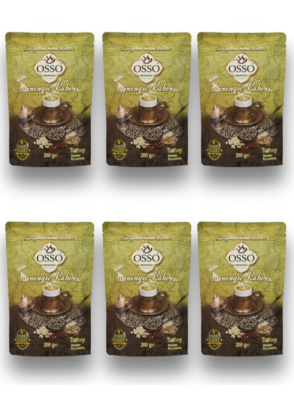 6'li Menengiç Kahvesi(6x200=1200gr)