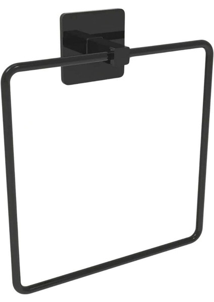 Kendiliğinden Yapışkanlı Siyah Paslanmaz Metal Kare Havluluk (5047) fırsatları