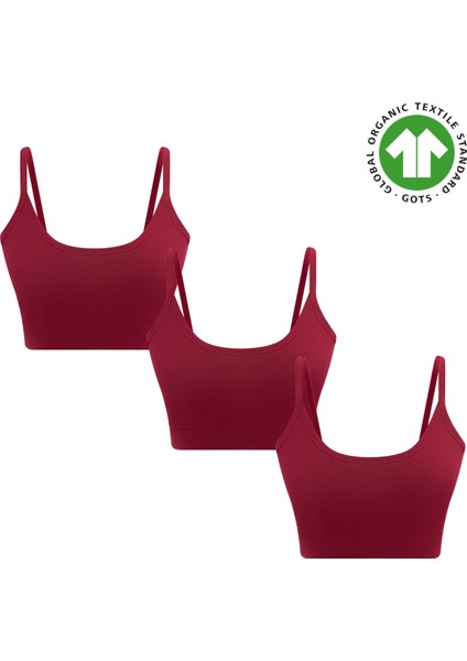 Gots Sertifikalı Organik Pamuk Kadın Bustiyer