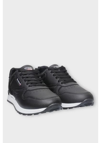 Unisex Ortopedik Günlük Yürüyüş Koşu Sneaker Spor Ayakkabı Siyah - Beyaz fırsatları