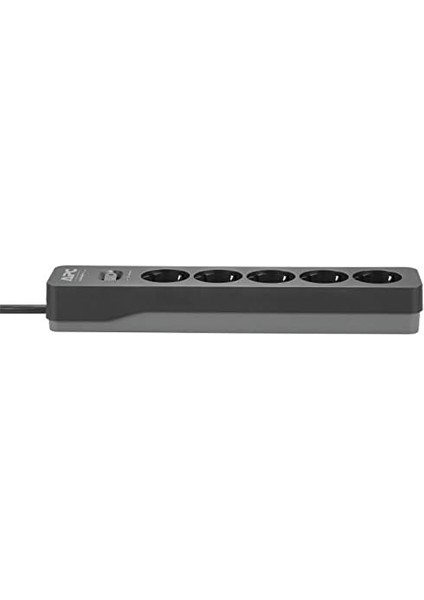 Surge Protector - PME5B-GR - Aşırı Gerilim Korumalı Çoklu Priz (5'li Priz Schuko, Çalıştırılabilir, Pc, Tv Vb. Için - Renk: Siyah) modelleri