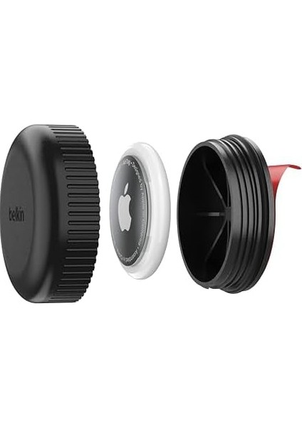 Su Geçirmez Airtag Güvenli Tutucu - Yapışkan Şeritli, Sağlam, Çizilmez Kılıf ve Koruma - Kaykay, Treyler, Drone, Bisiklet Için Anahtarlık - Siyah (2'li Paket) fiyatları