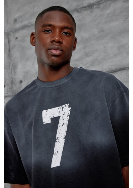 Siyah 7 Numara Oversize Tshirt fiyatları