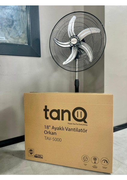 TAV-5000 Orkan 5 Pervane 18"ayaklı Vantilatör fiyatları