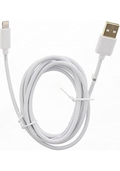 173640 Altın Uçlu 1.5m Lightning USB Kablo, Beyaz modelleri