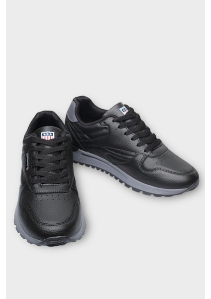 Unisex Ortopedik Günlük Yürüyüş Koşu Sneaker Spor Ayakkabı Siyah fiyatları